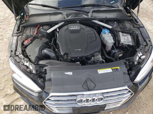 2018 Audi A5 Sportback Premium with VIN WAUDNCF53JA068101, listed as a Copart auction lot 39541494 with 52,300 mi miles. Bid and sale history available at carsss.com. Image 11.