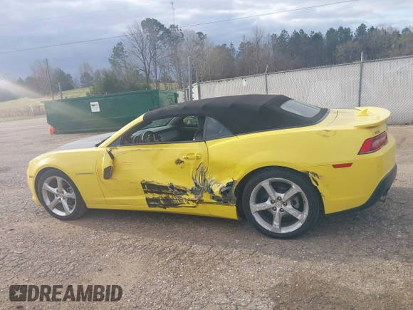 2015 Chevrolet Camaro LT with VIN 2G1FF3D38F9214336, listed as a IAAI auction lot 41815037 with 84,049 mi miles. Bid and sale history available at carsss.com. Image 14.