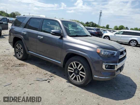 2016 Toyota 4Runner Limited with VIN JTEBU5JR7G5319914, listed as a Copart auction lot 53989425 with 110,370 mi miles and Salvage Title. Bid and sale history available at DreamBid. Image 4.