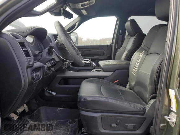 2024 Ram 2500 Rebel with VIN 3C6UR5EJ5RG172160, listed as a Copart auction lot 44560095 with 410 mi miles and Salvage Title. Bid and sale history available at carsss.com. Image 7.