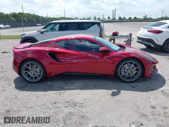 2024 Lotus Emira First Edition z VIN SCCLEKAX6RHA24762, wystawiony jako IAAI lot #41706519 z przebiegiem 720 mil mil oraz . Historia ofert i sprzedaży dostępna na DreamBid. Obrazek 13.