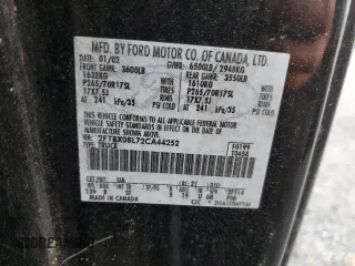 2002 Ford F-150 XL with VIN 2FTRX08L72CA44252, listed as a Copart auction lot 77344214 with 255,001 mi miles and Clean title. Bid and sale history available at DreamBid. Image 12.