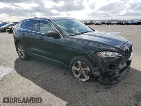 2020 Jaguar F-Pace 25t with VIN SADCS2FX2LA644836, listed as a Copart auction lot 43058284 with 62,929 mi miles and . Bid and sale history available at DreamBid. Image 4.