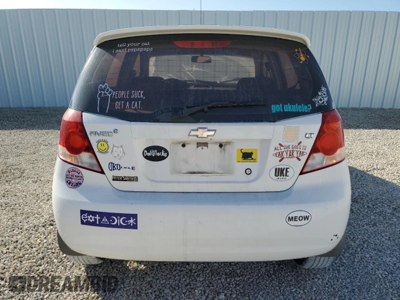 2008 Chevrolet Aveo LT z VIN KL1TG65678B188497, wystawiony jako Copart lot #44501275 z przebiegiem 195 139 mil mil oraz Czysty tytuł • Clean title. Historia ofert i sprzedaży dostępna na DreamBid. Obrazek 6.