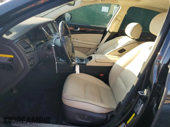 2016 Hyundai Equus Signature with VIN KMHGH4JH8GU104592, listed as a Copart auction lot 43361695 with 29,354 mi miles and Salvage Title. Bid and sale history available at DreamBid. Image 7.