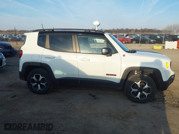 2019 Jeep Renegade Trailhawk with VIN ZACNJBC16KPK09448, listed as a IAAI auction lot 41785702 with 55,906 mi miles and . Bid and sale history available at DreamBid. Image 14.