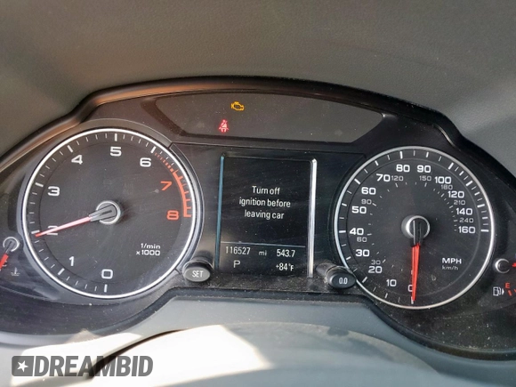 2015 Audi Q5 Premium Plus with VIN WA1LFAFP9FA067795, listed as a Copart auction lot 65831405 with 116,527 mi miles and Clean title. Bid and sale history available at DreamBid. Image 9.