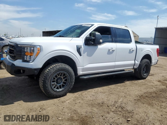 2021 Ford F-150 XL with VIN 1FTFW1E84MKD22275, listed as a Copart auction lot 56565655 with 92,867 mi miles and Salvage title. Bid and sale history available at DreamBid. Image 1.