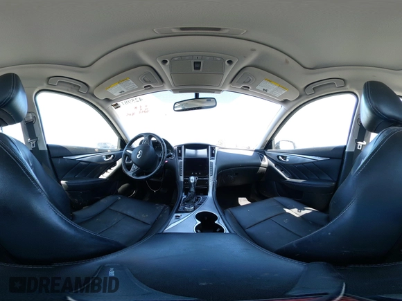 2014 Infiniti Q50 Premium with VIN JN1BV7AP8EM674009, listed as a IAAI auction lot 42598117 with 158,411 mi miles and . Bid and sale history available at DreamBid. Image 22.