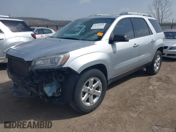 2015 GMC Acadia SLE с VIN 1GKKRPKD1FJ256985, выставлен на аукционе IAAI как лот 41792425 с пробегом 89 701 миль миль и . История ставок и продаж доступна на DreamBid. Изображение 18.
