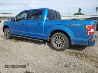 2020 Ford F-150 XL with VIN 1FTEW1CP8LKE86374, listed as a Copart auction lot 43607505 with 163,898 mi miles and Salvage Title. Bid and sale history available at carsss.com. Image 2.