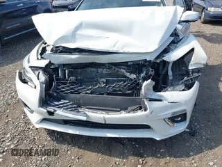 2019 Infiniti Q50 Luxe with VIN JN1EV7ARXKM557946, listed as a IAAI auction lot 40362058 with 56,615 mi miles and . Bid and sale history available at carsss.com. Image 6.