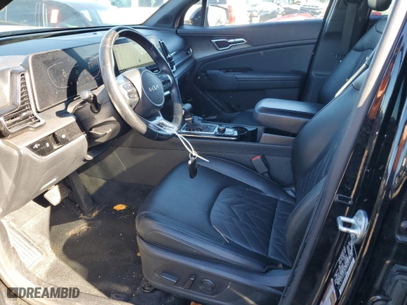 2023 Kia Sportage X-Line with VIN 5XYK6CAF2PG020184, listed as a Copart auction lot 80264814 with 64,092 mi miles and Salvage Title. Bid and sale history available at carsss.com. Image 7.