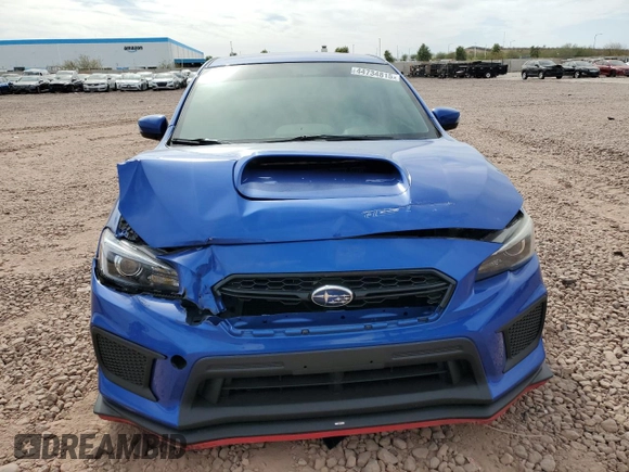 2019 Subaru WRX STI with VIN JF1VA2S66K9805893, listed as a Copart auction lot 44734815 with 98,839 mi miles and Salvage Title. Bid and sale history available at carsss.com. Image 5.