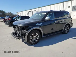 2018 Nissan Armada SL z VIN JN8AY2ND3J9050896, wystawiony jako Copart lot #46423135 z przebiegiem 157 188 mil mil oraz Szkoda całkowita • Salvage title. Historia ofert i sprzedaży dostępna na DreamBid. Obrazek 1.