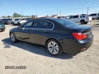 2012 BMW 7 Series 740Li with VIN WBAKB4C53CC577025, listed as a Copart auction lot 50355884 with 138,563 mi miles and Salvage Title. Bid and sale history available at carsss.com. Image 2.