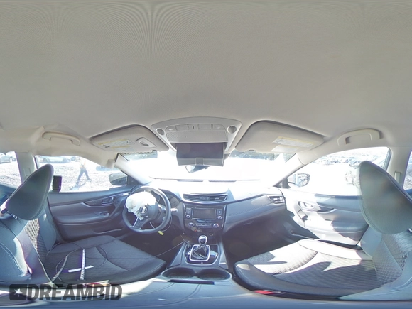 2019 Nissan Rogue SV with VIN KNMAT2MV5KP500355, listed as a Copart auction lot 87527085 with 0 mi miles and Salvage Title. Bid and sale history available at carsss.com. Image 15.