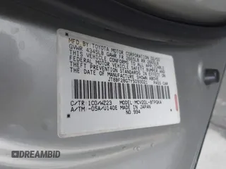 2000 Lexus ES 300 с VIN JT8BF28G7Y5093021, выставлен на аукционе IAAI как лот 42427386 с пробегом 134 897 миль миль и . История ставок и продаж доступна на DreamBid. Изображение 9.