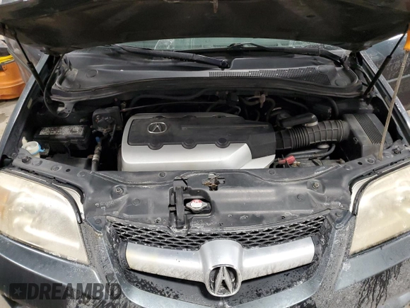 2004 Acura MDX Touring Pkg with VIN 2HNYD18634H535695, listed as a Copart auction lot 45710765 with 277,777 mi miles and Salvage Title. Bid and sale history available at carsss.com. Image 12.
