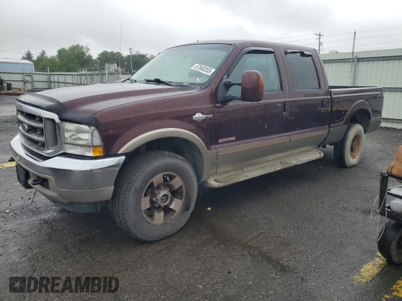 2004 Ford F-250 XL with VIN 1FTNW21P94EC61907, listed as a Copart auction lot 57840355 with 206,784 mi miles and Salvage title. Bid and sale history available at DreamBid. Image 1.