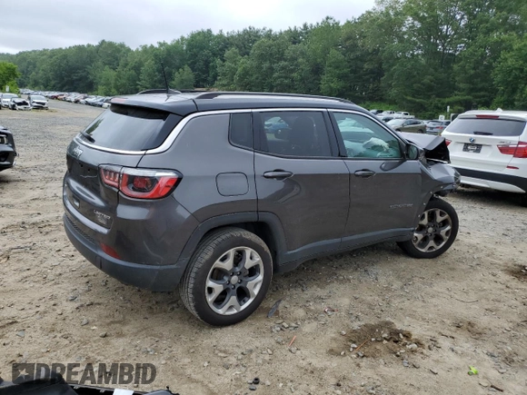 2018 Jeep Compass Limited z VIN 3C4NJDCB6JT436704, wystawiony jako Copart lot #59470265 z przebiegiem 84 581 mil mil oraz Szkoda całkowita • Salvage title. Historia ofert i sprzedaży dostępna na DreamBid. Obrazek 3.