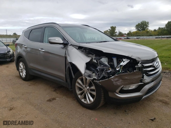 2018 Hyundai Santa Fe Sport Limited with VIN 5XYZUDLA4JG549784, listed as a Copart auction lot 70005283 with 47,686 mi miles. Bid and sale history available at carsss.com. Image 4.