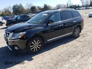 2013 Nissan Pathfinder SL with VIN 5N1AR2MM9DC643563, listed as a Copart auction lot 50131875 with 151,413 mi miles and Clean Title. Bid and sale history available at carsss.com. Image 1.