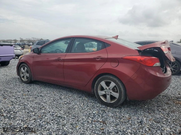 2013 Hyundai Elantra GLS with VIN 5NPDH4AE1DH404574, listed as a Copart auction lot 47821255 with 114,123 mi miles and Salvage Title. Bid and sale history available at carsss.com. Image 2.