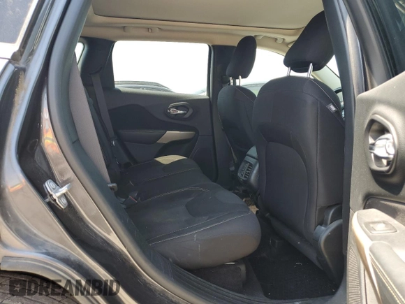 2017 Jeep Cherokee Latitude with VIN 1C4PJMCS8HW602718, listed as a Copart auction lot 52498185 with 104,153 mi miles and Salvage Title. Bid and sale history available at carsss.com. Image 11.