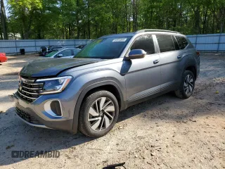 2024 Volkswagen Atlas SE z VIN 1V2JR2CA1RC598507, wystawiony jako Copart lot #52904865 z przebiegiem 9 075 mil mil oraz Szkoda całkowita • Salvage title. Historia ofert i sprzedaży dostępna na DreamBid. Obrazek 1.