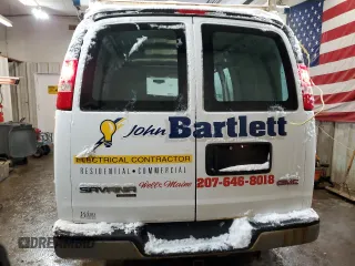 2013 GMC Savana Cargo Van with VIN 1GTW7FCA9D1143400, listed as a Copart auction lot 44860895 with 214,827 mi miles and Clean Title. Bid and sale history available at carsss.com. Image 6.