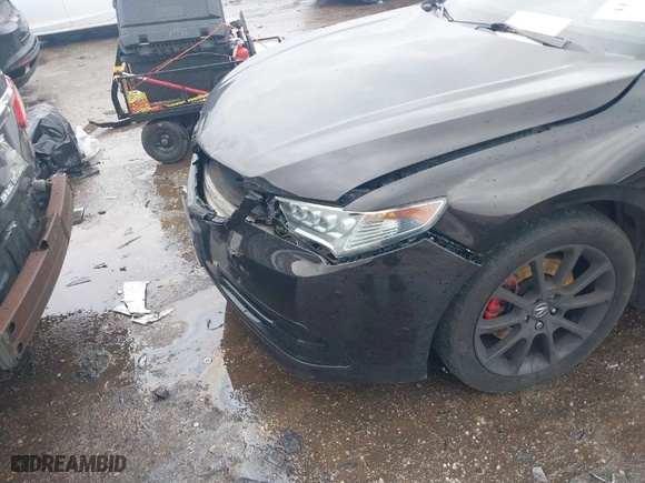 2015 Acura TLX V6 Tech with VIN 19UUB2F56FA008991, listed as a IAAI auction lot 41464023 with 119,818 mi miles. Bid and sale history available at carsss.com. Image 6.