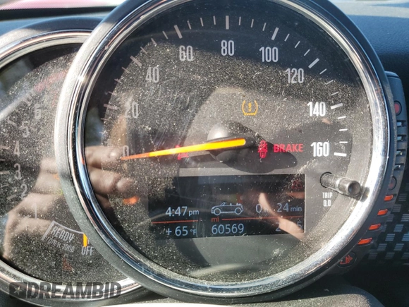 2016 MINI Convertible S with VIN WMWWG9C54G3C21921, listed as a Copart auction lot 53391135 with 60,569 mi miles and Salvage Title. Bid and sale history available at DreamBid. Image 9.