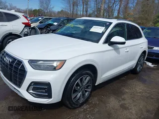 2021 Audi Q5 Premium Plus with VIN WA1BAAFY5M2010794, listed as a IAAI auction lot 41697512 with 51,732 mi miles and . Bid and sale history available at DreamBid. Image 2.
