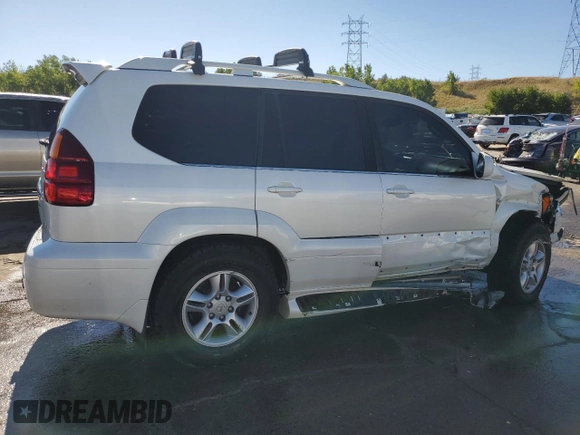 2007 Lexus GX 470 with VIN JTJBT20X570146751, listed as a Copart auction lot 71427624 with 204,604 mi miles and Salvage Title. Bid and sale history available at carsss.com. Image 3.