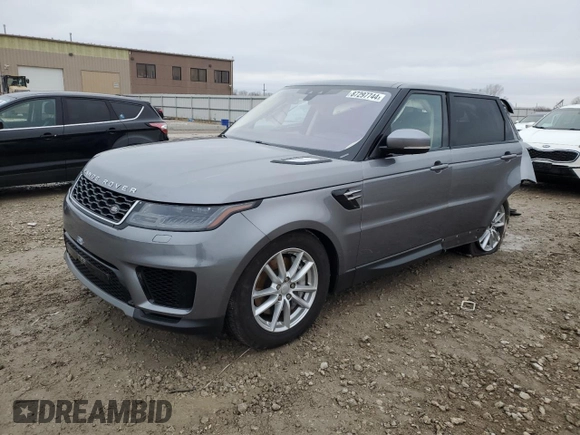 2021 Land Rover Range Rover Sport SE with VIN SALWG2SU2MA780626, listed as a Copart auction lot 87297744 with 45,182 mi miles and Salvage Title. Bid and sale history available at carsss.com. Image 1.
