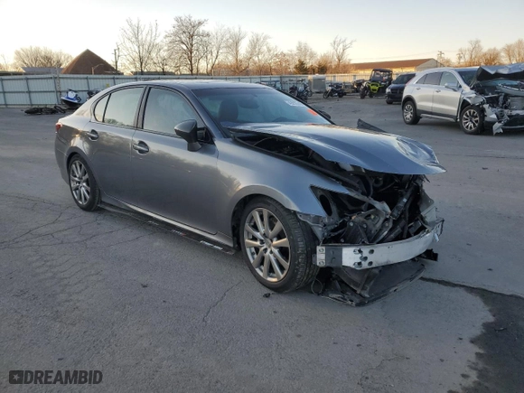2015 Lexus GS 350 with VIN JTHCE1BL1FA009061, listed as a Copart auction lot 43918745 with 0 mi miles and Salvage Title. Bid and sale history available at carsss.com. Image 4.