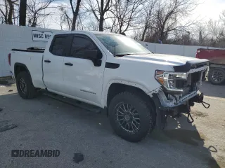 2021 GMC Sierra 1500 with VIN 1GTR9AEK3MZ360815, listed as a Copart auction lot 48519405 with 30,310 mi miles and Salvage Title. Bid and sale history available at DreamBid. Image 4.