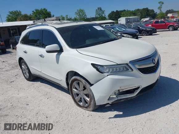 2016 Acura MDX Advance z VIN 5FRYD3H93GB005313, wystawiony jako IAAI lot #41995503 z przebiegiem 143 587 mil mil oraz . Historia ofert i sprzedaży dostępna na DreamBid. Obrazek 1.