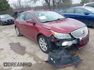2010 Buick LaCrosse CXL with VIN 1G4GC5EG9AF311154, listed as a IAAI auction lot 41945455 with 165,489 mi miles. Bid and sale history available at carsss.com. Image 1.