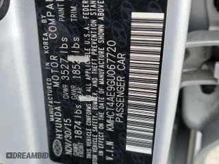 2016 Hyundai Accent SE with VIN KMHCT4AE9GU067720, listed as a Copart auction lot 50799765 with 167,662 mi miles and Salvage Title. Bid and sale history available at carsss.com. Image 13.