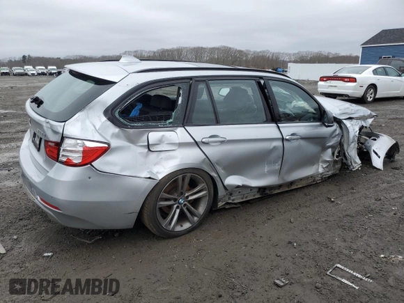 2014 BMW 3 Series 328d xDrive with VIN WBA3K5C57EKT33980, listed as a Copart auction lot 53123495 with Not provided miles and Clean title. Bid and sale history available at DreamBid. Image 3.