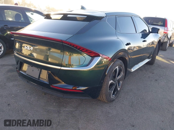 2023 Kia EV6 Wind with VIN KNDC3DLC6P5153657, listed as a IAAI auction lot 40943487 with 10,655 mi miles and . Bid and sale history available at DreamBid. Image 4.