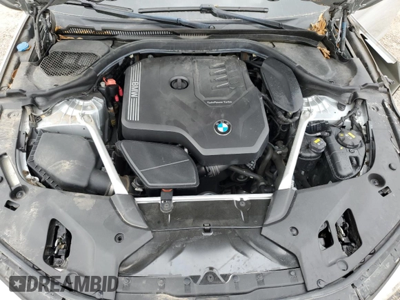 2020 BMW 5 Series 530i with VIN WBAJR3C06LCD05447, listed as a Copart auction lot 49008885 with Not Provided miles and Salvage Title. Bid and sale history available at DreamBid. Image 13.