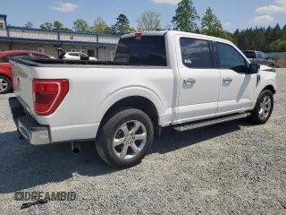2021 Ford F-150 XL with VIN 1FTEW1C89MFC91290, listed as a Copart auction lot 53907505 with 75,098 mi miles and Salvage title. Bid and sale history available at DreamBid. Image 3.