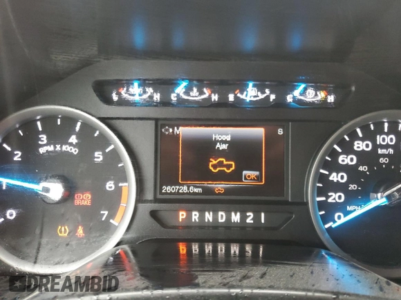 2017 Ford F-350 XL with VIN 1FT8X3B69HED22166, listed as a Copart auction lot 65051355 with 260,728 mi miles and Salvage title. Bid and sale history available at DreamBid. Image 9.