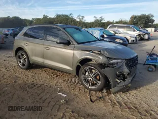 2023 Audi Q5 S line Premium Plus with VIN WA1E2AFY7P2072616, listed as a Copart auction lot 72936473 with 11,279 mi miles and . Bid and sale history available at DreamBid. Image 4.