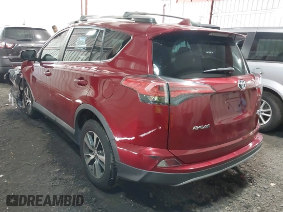 2018 Toyota RAV4 XLE with VIN 2T3WFREV7JW511624, listed as a IAAI auction lot 42618538 with 62,681 mi miles and . Bid and sale history available at DreamBid. Image 3.