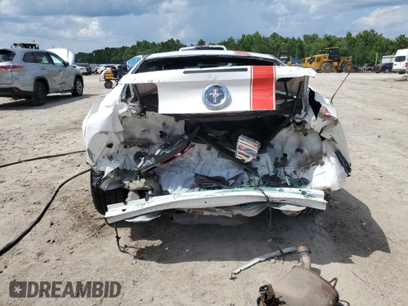 2010 Ford Mustang V6 with VIN 1ZVBP8AN1A5158085, listed as a Copart auction lot 61070745 with Not provided miles and Salvage title. Bid and sale history available at DreamBid. Image 6.