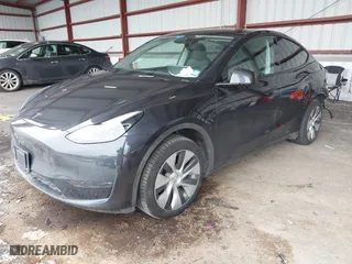 2024 Tesla Model Y Long Range with VIN 7SAYGDEE3RA285205, listed as a IAAI auction lot 41707572 with 22,506 mi miles. Bid and sale history available at carsss.com. Image 20.